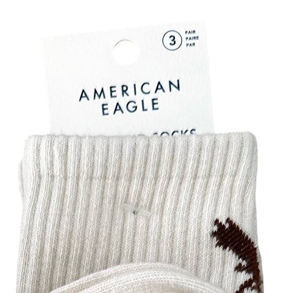 Socks natural tones 80% Cotton 18% polyester 2% Elastane American Eagle - Picture 4 of 4